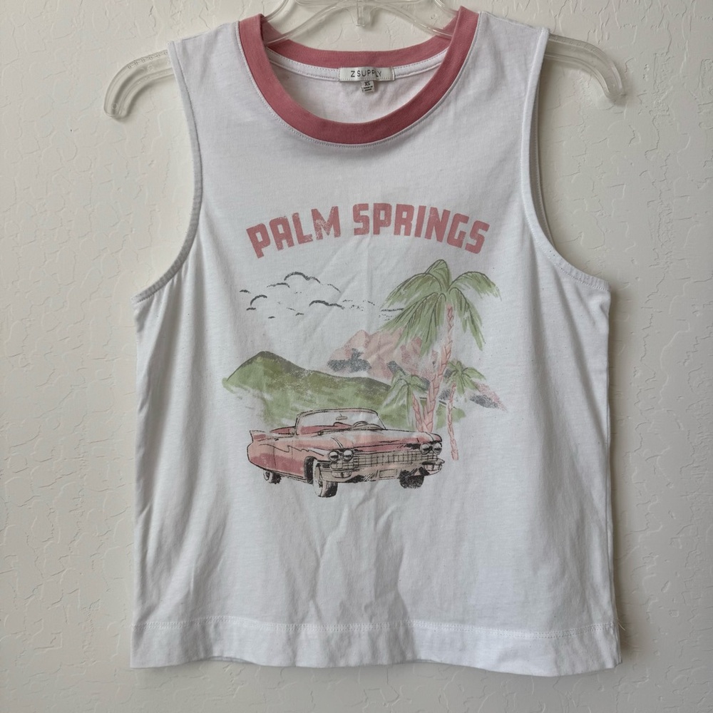 Z SUPPLY Palm Springs Graphic Tank Top Size XS